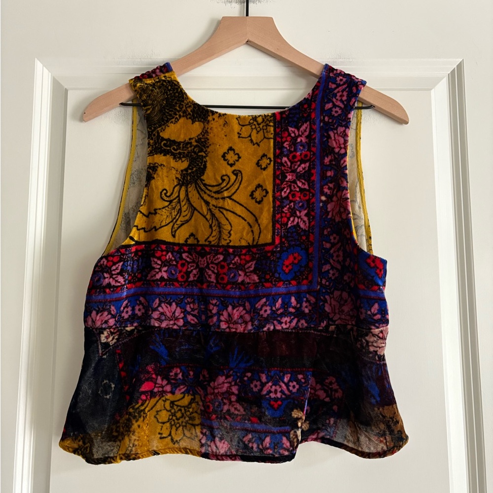 Free People Sweet Daydreams Velvet Tank Top - Picture 4 of 4